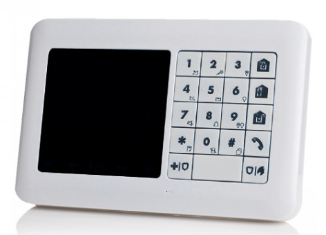 Visonic KP-250 PG2 | Funk-Bedienteil mit LCD-Display 